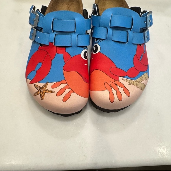 Birkenstock Birki’s Unisex Kids Kay Clogs Colorful Crab NEW Size US 11 EU 29 - Picture 7 of 11